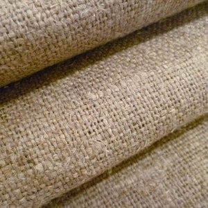 Rustic Natural 100% Linen (Sample) Made to measure Roman Blind, Hand finished, intelined, lined with high quality lining.