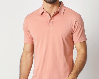 Washed Cotton Jersey Polo