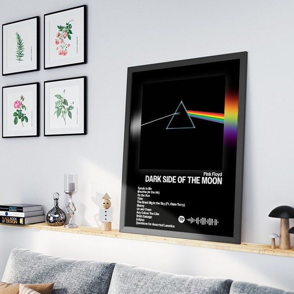 Dark side of the moon Pink Floyd album poster