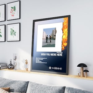 Ojalá estuvieras aquí Póster del álbum Pink Floyd