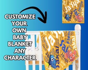 Manta para bebé con diseño personalizado / Recuerdo suave y acogedor personalizado