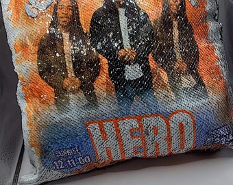 Custom Sequin Pillow Case | Personalized Photo, 7 Colors