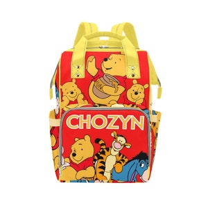 Custom  Baby Bag| Personalized Diaper Bag| New Parent Baby Shower Gift| 2 options | pink girl| red boy|