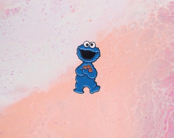 Cookie Monster Sesame Street Inspired Pin