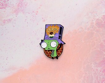Invader Zim Inspired Krixpy Cereal Collectors Pin