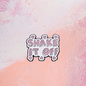 Taylor Swift 'Shake It Off' Enamel Pin - Distinct Pins