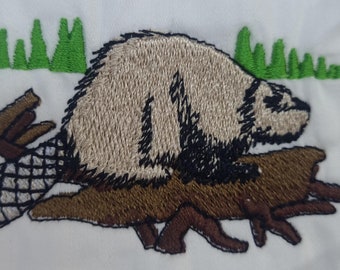 Adorable Beaver Embroidery PDF - Crafting Project for You