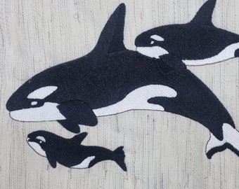 Nautical Whale Embroidery Pattern - Instant Download