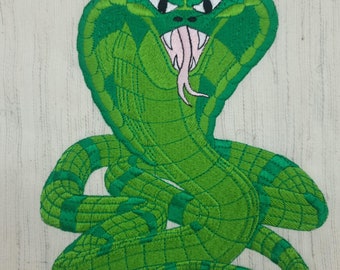 Whimsical Snake Embroidery Pattern - Instant Digital Download