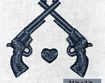 Weapon Embroidery Template - Choose from 3 Sizes, 12 Variations