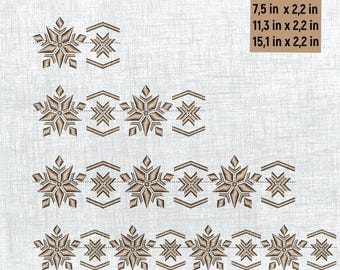 Trendy Machine Embroidery Designs - 4 Instant Download Patterns