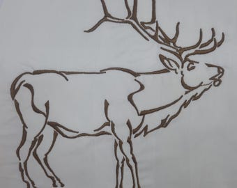 Deer Embroidery Tutorial - Elegant Decorative Stitching Design