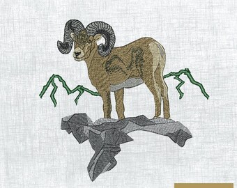 Adorable Goat Embroidery Template - Instant Download DIY Pattern