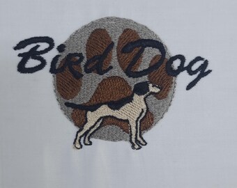 Embroidery Template for Bird Dog - 4x4 Hoop Size - Digital Download - DIY Craft Supply