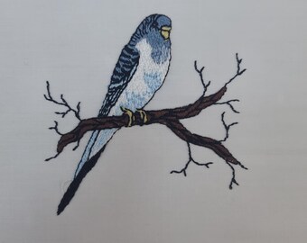 Elegant Bird Embroidery Template - Digital Download - Instant Access