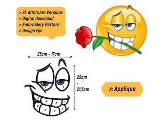 Romantic Emoji Pillow Pattern - Fun Decor for Kids