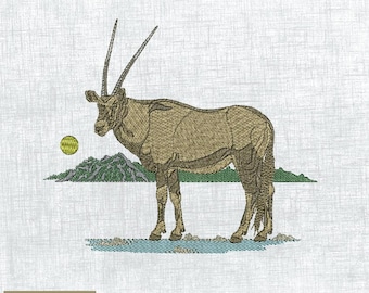 Cute Goat Embroidery Pattern - Digital Download for DIY Crafts