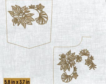 Creative Trouser Pocket Embroidery Set – 3 Digital Patterns to DIY!