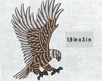 Elegant Eagle Embroidery Pattern - Digital Design File