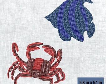 Sea Creatures Embroidery Collection - Fun Downloadable Patterns