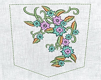 Creative Pocket Embroidery File - DIY Pattern for Unique Projects