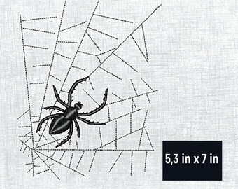 Creative Spider Embroidery Pattern | DIY Digital Design Download