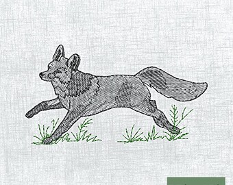 Adorable Dog Stitching Template - Printable DIY Design