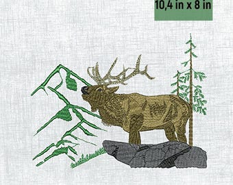 Whimsical Deer Embroidery Pattern - Digital Download - DIY Crafting Joy
