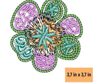 Boho Floral Embroidery Pattern - Instant Download - DIY Craft