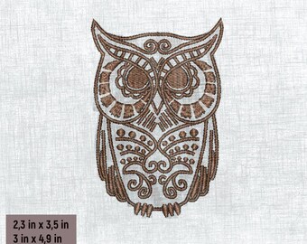 Charming 3D Owl Embroidery File - Perfect for Your Next Project!