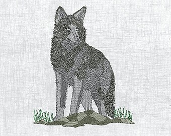 Wolf Lover's Embroidery Design - Unique Digital Download