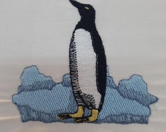 Winter Penguin Stitching Design - Instant Download