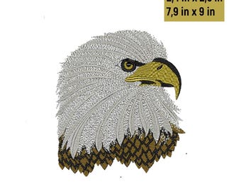Eagle Embroidery Design - 2 Designs - Stunning Eagle Decoration Pattern