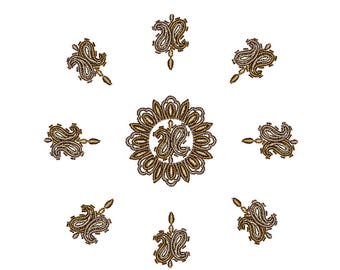 Artistic Ethnic Embroidery - Set of 3 Digital Patterns