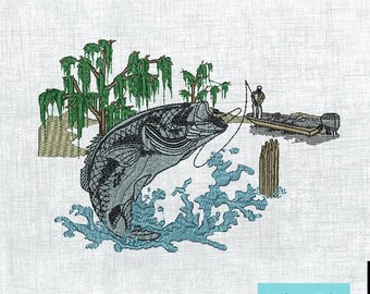 Whimsical Fish Pattern - Creative Embroidery Kit