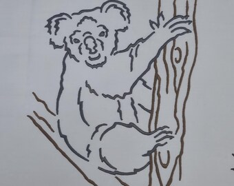 Kuala Bear Embroidery Design - Instant Download - Cute Animal Patterns