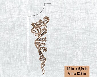 Stylish Embroidery Pattern for Shirts - DIY Fashion