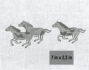 Horse Embroidery Pattern - Digital Decoration for Crafting
