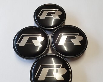 R Line Alloy Wheel Centre Caps 3B7601171 x4 65mm