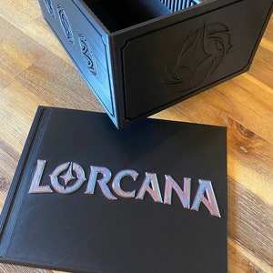 Maxi deck box Lorcana, boîte de rangement pour jeu de carte, solution de rangement lorcana, collection, tri,