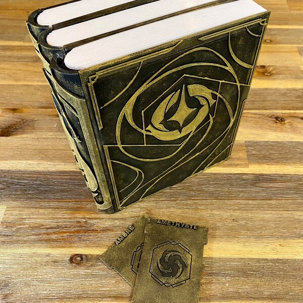 Maxi deck box Lorcana, boîte de rangement pour jeu de carte, solution de rangement lorcana, collection, tri,