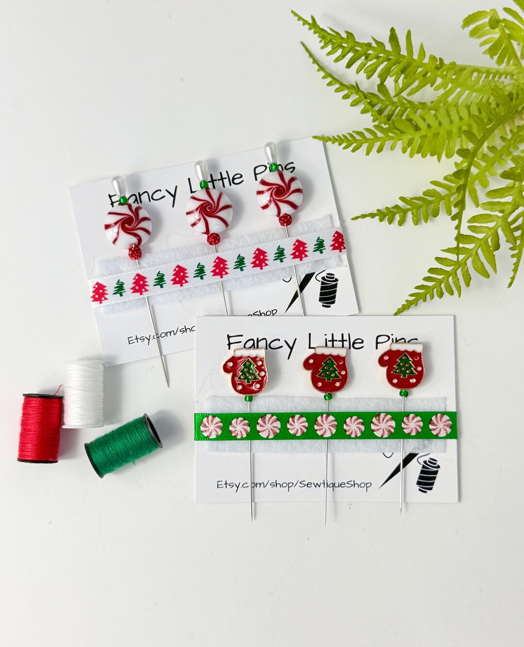 Christmas Decorative Sewing Pins – Holiday Quilting & Craft Pins ...