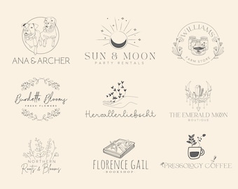 Custom Hand Drawn Logo, Logo Design, Custom Logo Design, Simple Logo Design, Unique Logo Design, Business Logo design, Photography Logo