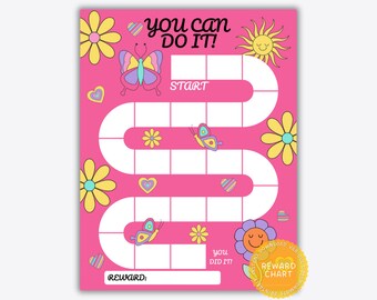 Reward Chart For Kids Daisy Flowers Reward Jar For Kids - Behavior ...
