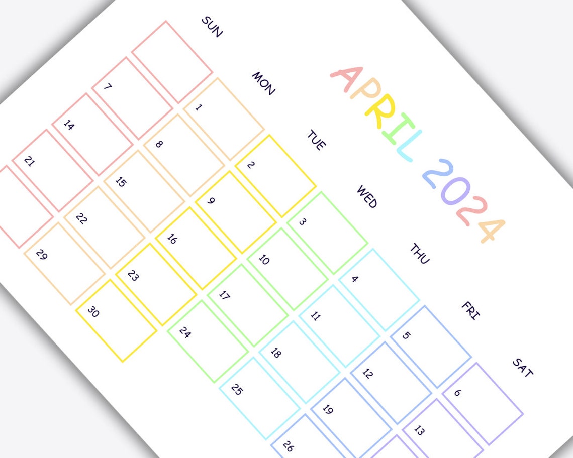 printable-rainbow-calendar-2024-cute-printable-calendar-etsy