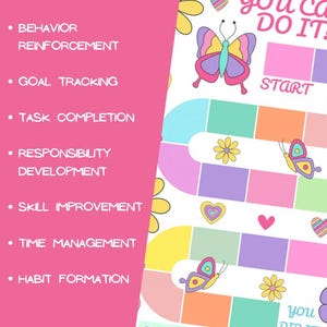 Groovy Butterfly Reward Chart: Kids Behavior Tracker (PDF, PNG, JPG) - Etsy