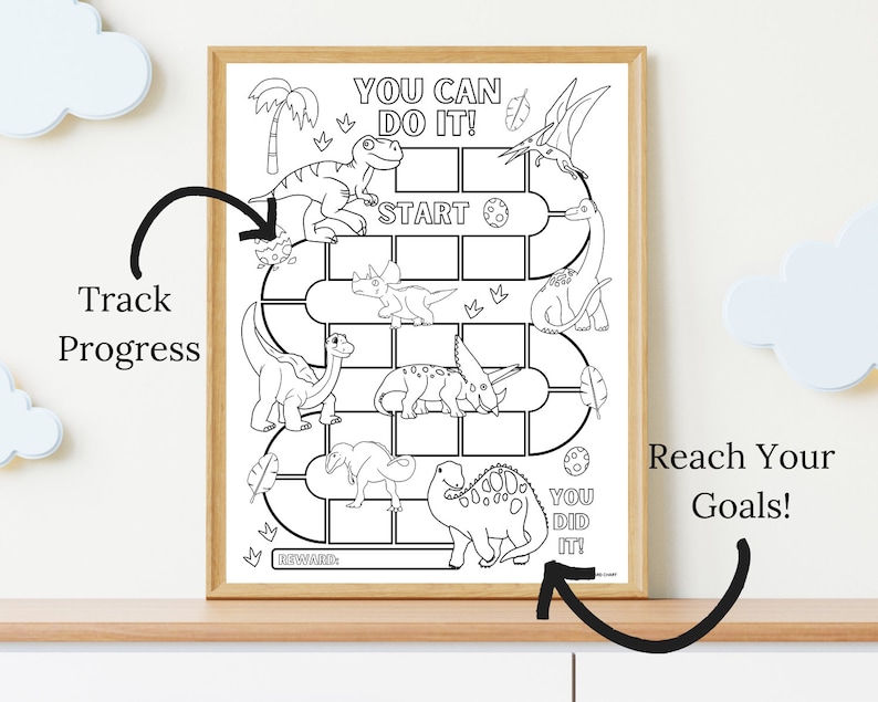 Printable Reward Chart Coloring Pages, Kids Reward Chart, Preschool ...