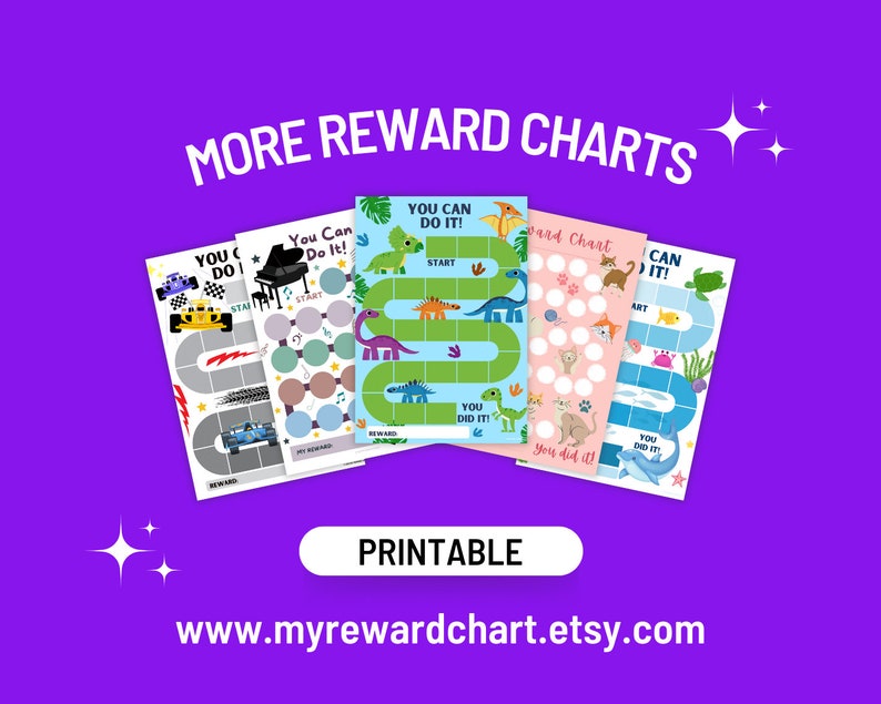 Butterfly Spring Reward Chart: Potty Training, Behavior (PDF, PNG, JPG ...