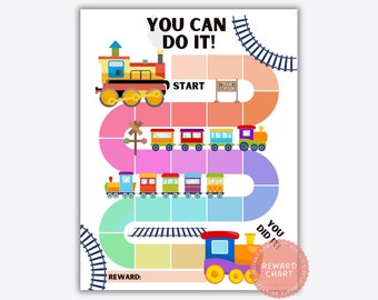 Train Reward Chart, Behavior Charts for the Home, Reward Chart Kids, Behavior Charts for the Classroom, Train Potty Training Chart for Child