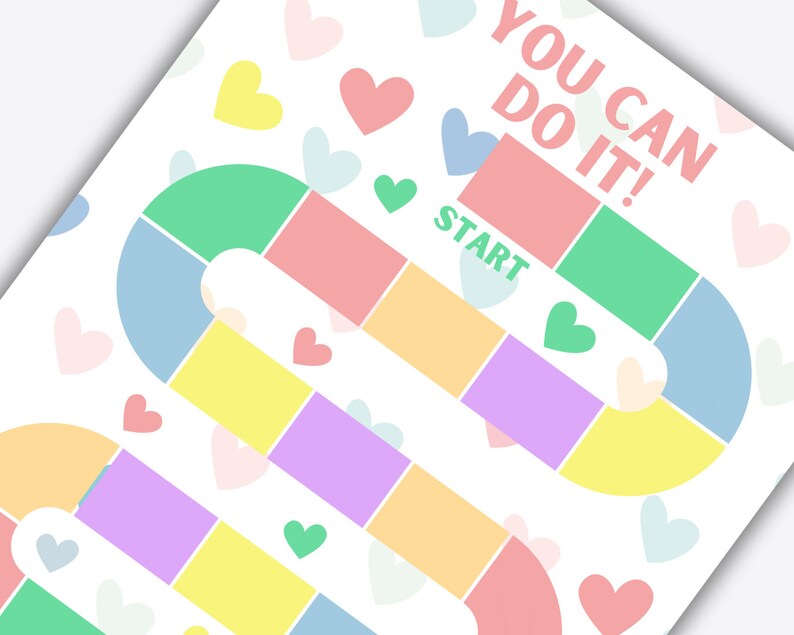 Printable Heart Reward Chart, Printable Valentine Reward Chart, Potty ...